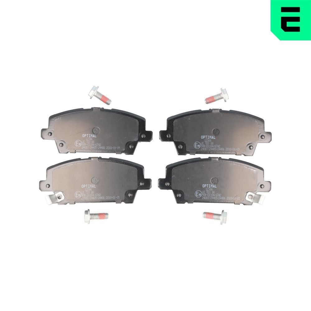 OPTIMAL Remblokken BP-12386 BP-12386 Remblok HONDA CIVIC OPTIMAL