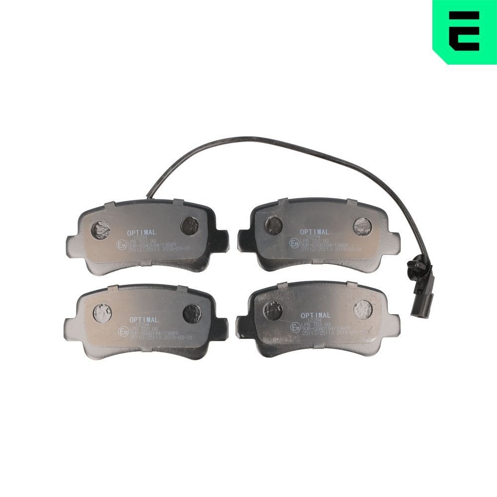 OPTIMAL Bremseklosser BP-12394 Bremsekloss-sett OPTIMAL PIXO BP-12394 billige