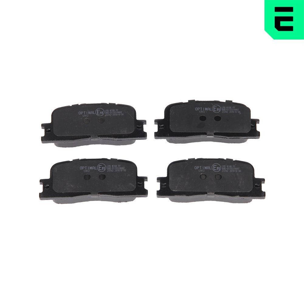 OPTIMAL Jarrupalat, levyjarru BP-12412 OPTIMAL BP-12412 Jarrupalat, levyjarru TOYOTA Wish MPV (_E1_) 1.8 Hi (ZNE10) 132 hv 2004