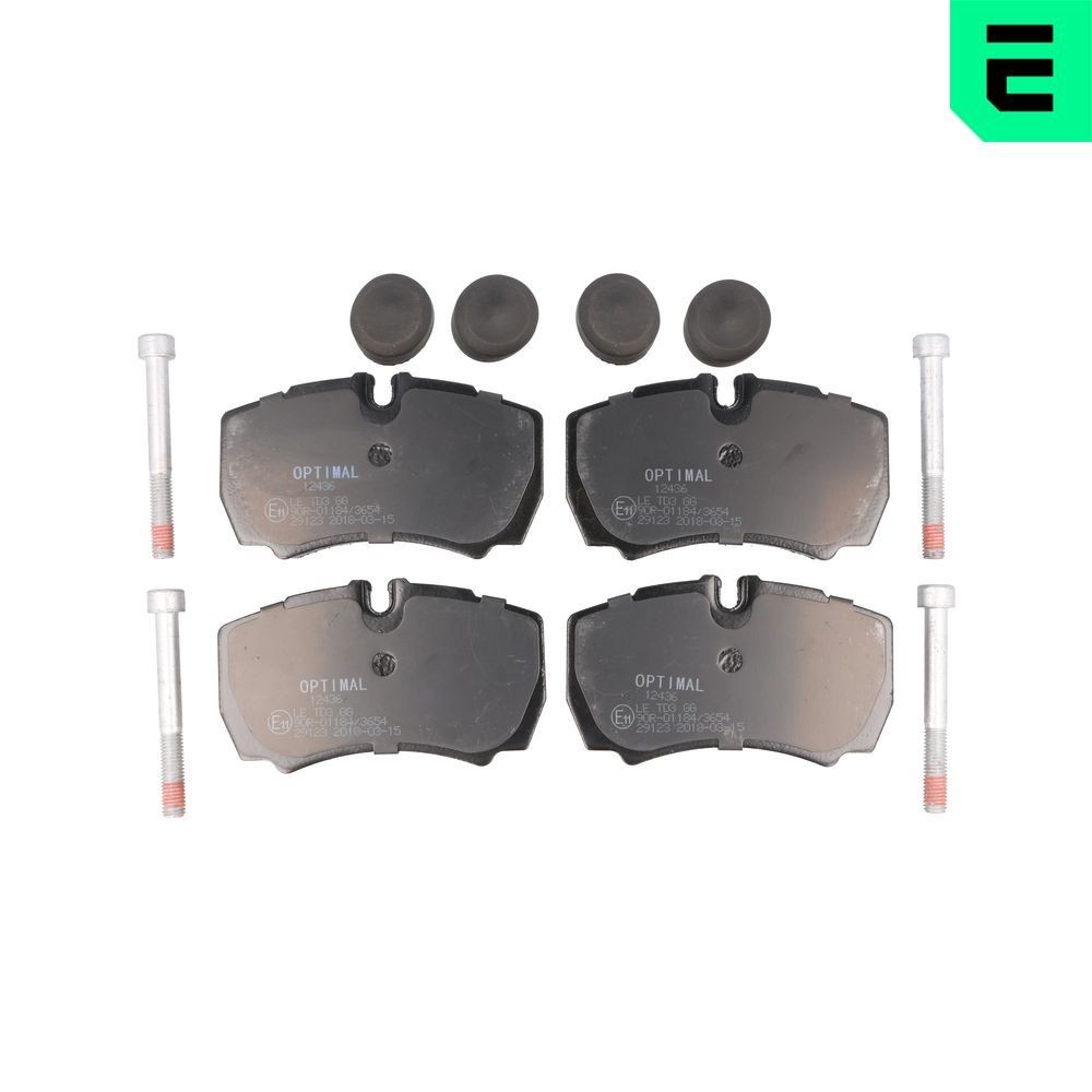 OPTIMAL Bremseklosser BP-12436 Sportsbremseklosser OPTIMAL Iveco Daily BP-12436