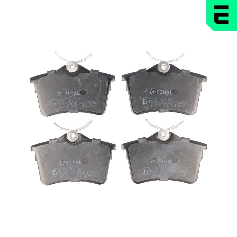 OPTIMAL Brake pad set BP-12465 BP-12465 OPTIMAL brake pads for CITROЁN DISPATCH