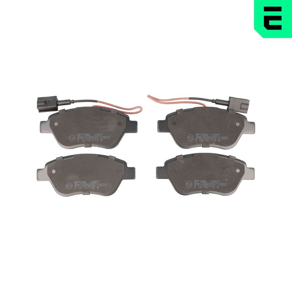 OPTIMAL Kit pastiglie freni BP-12557 BP-12557 costo Pastiglie dei freni CITROËN JUMPY OPTIMAL