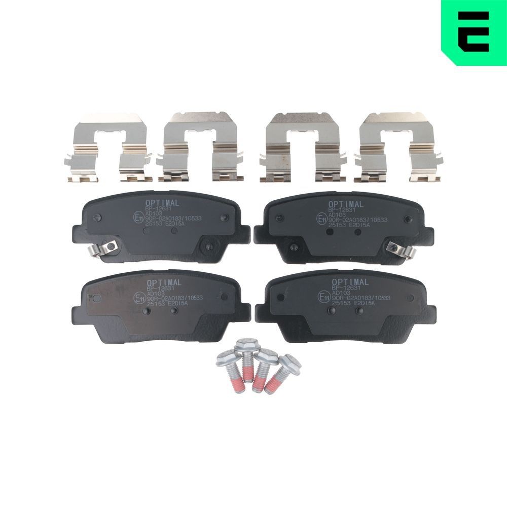 OPTIMAL Bremseklodser BP-12631 OPTIMAL BP-12631 Bremseklods Santa Fe 4 billig