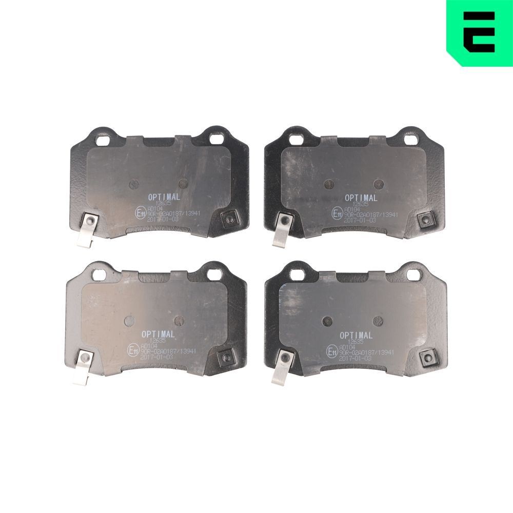 OPTIMAL Brake pad set BP-12635 OPTIMAL BP-12635 front and rear brake pads CADILLAC CTS I Saloon (GMX320)