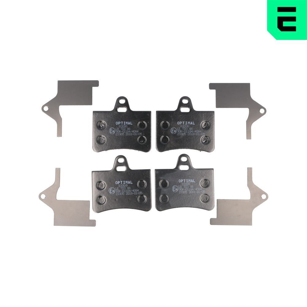 OPTIMAL Bromsbelägg BP-83000 BP-83000 OPTIMAL bromskloss CITROЁN C5