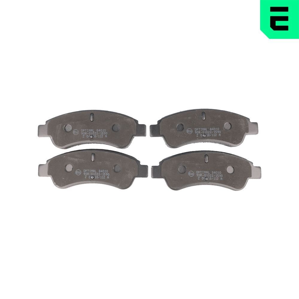 OPTIMAL Bromsbelägg BP-84010 BP-84010 OPTIMAL bromskloss PEUGEOT 1007
