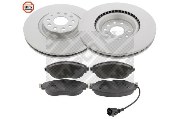 Bromssats, skivbroms MAPCO 47633HPS MAPCO 47633HPS: Bromssats Audi A3 2019
