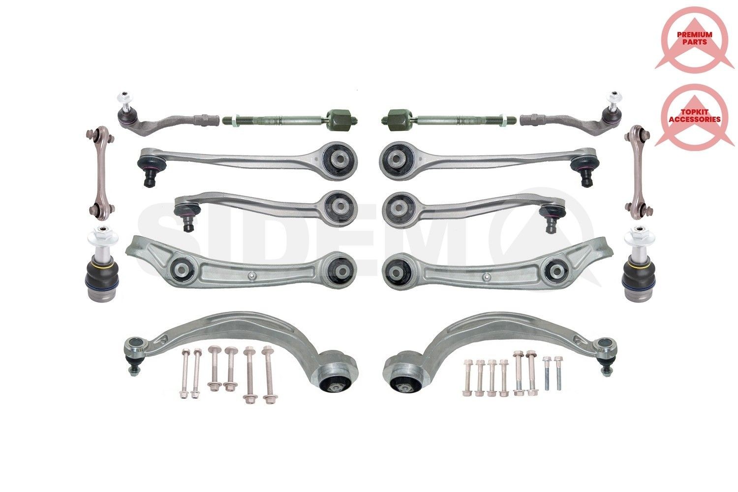 SIDEM Kit de réparation, bras triangulaire 37852 Audi E-TRON Kit de bras de suspension SIDEM 37852