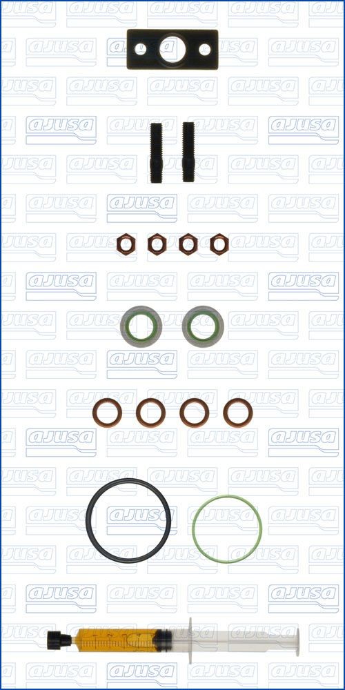 AJUSA Mounting Kit, charger JTC12014 JTC12014 AJUSA turbo gasket for MAZDA TRIBUTE