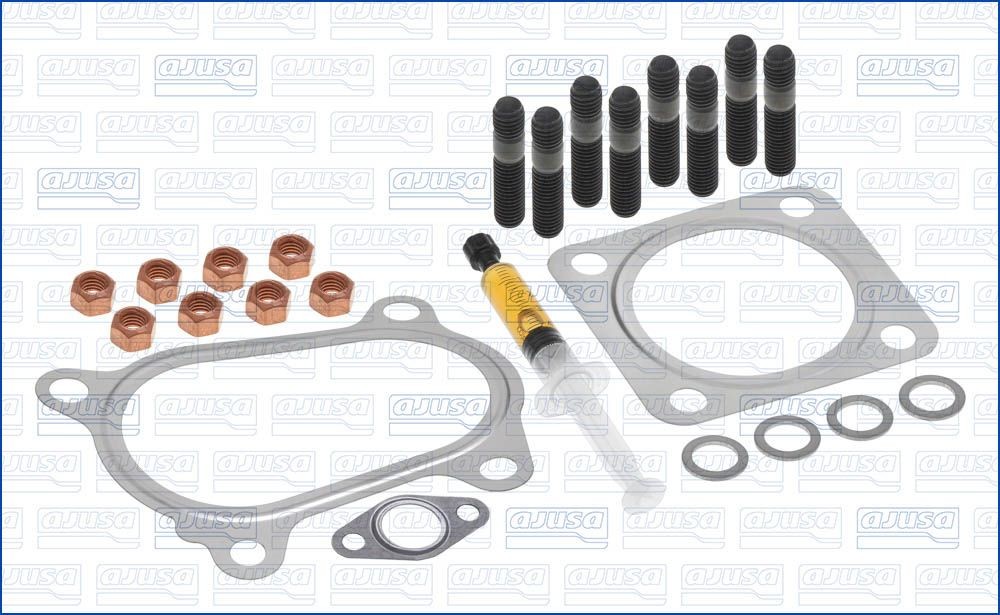AJUSA Kit de montagem, turbocompressor JTC12236 Kit de montagem sistema de escape AJUSA Alfa Romeo 145 JTC12236