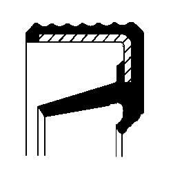 CORTECO Akseltetningsring, utløserlageraksel 49412219 Trøstelager CORTECO VW 49412219