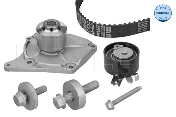 MEYLE Tandremssæt med vandpumpe 16-51 049 9009 Vandpumpe + tandremssæt MEYLE V50 16-51 049 9009 billig