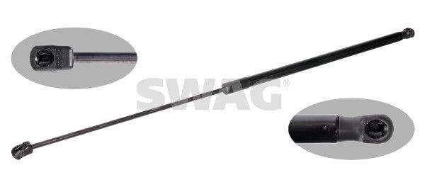 SWAG Gasfjeder, motorhjelm 30 10 3839 Motorhjelm stang SWAG Ford FOCUS 30 10 3839