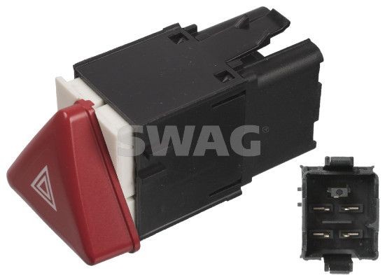SWAG Avārijas gaismas signāla slēdzis 30 10 6239 30 10 6239 Avārijas gaismas signāla slēdzis SKODA FELICIA SWAG