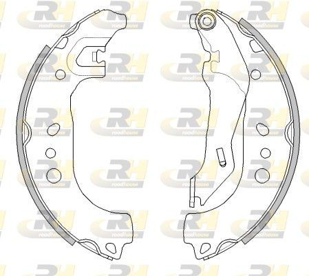 ROADHOUSE Piduriklotside komplekt 4445.00 4445.00 ROADHOUSE Trummelpiduriklotsid Subaru odav