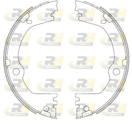 ROADHOUSE Piduriklotside komplekt, seisupidur 4466.00 Piduriklotside komplekt seisupidur ROADHOUSE S80 4466.00 odav