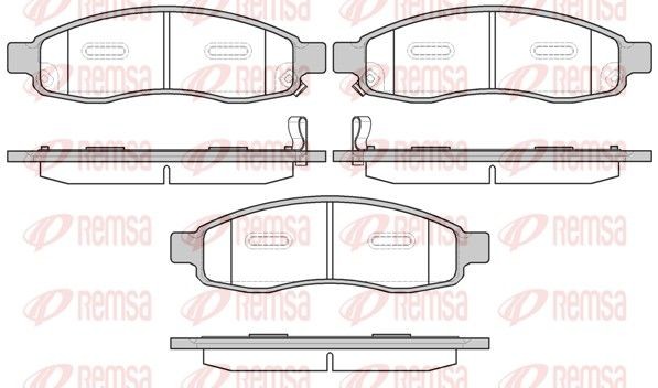 REMSA Bremžu kluči 1094.32 1094.32 Bremžu kluči NISSAN 370 Z REMSA