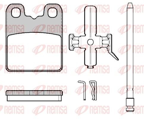 Bremseklosser REMSA 1797.00 REMSA 1797.00: Bremsebelegg Alfa Romeo GIULIA 2025
