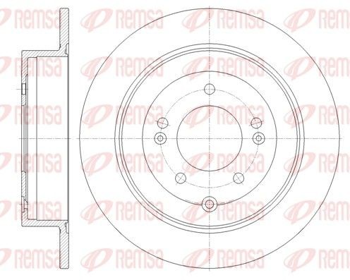 REMSA Disco de travão 61779.00 REMSA Discos de travão HYUNDAI 61779.00