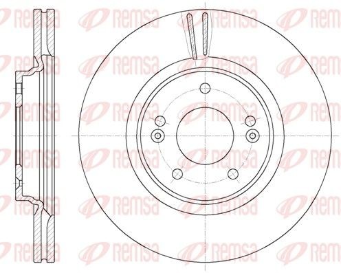 REMSA Bremseskive 61781.10 Bremseskiver REMSA i20 61781.10 billige