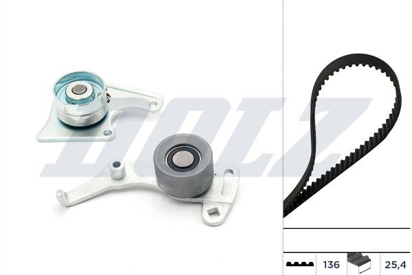 DOLZ Kit cinghia di distribuzione SKD012 SKD012 costo Cinghia di distribuzione DOLZ CITROËN DS3