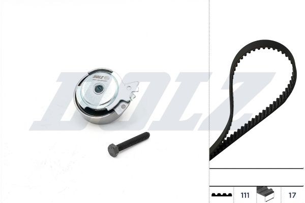 DOLZ Tandremssæt SKD021 DOLZ SKD021 Opel Ascona C Tandremssæt originale pris