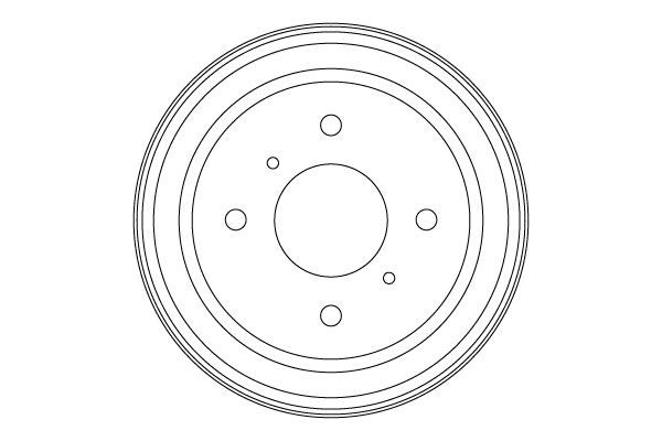 Tambour de frein TRW DB4554 TRW DB4554 Tambour de frein NISSAN ALMERA 2015