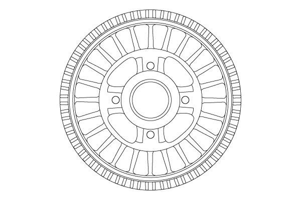 TRW Jarrurumpu DB4557MR DB4557MR TRW Rumpujarru TESLA MODEL Y