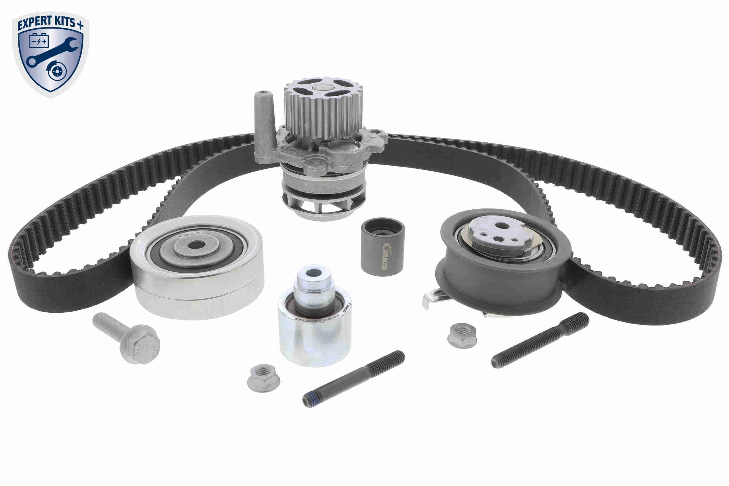 VAICO Kit cinghia distribuzione, pompa acqua V10-50107-BEK VAICO V10-50107-BEK Kit cinghia di distribuzione e pompa acqua Touran 1t3 originale prezzo