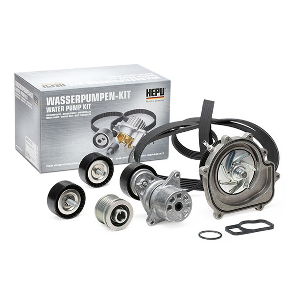 HEPU Pompa acqua + Kit cinghia Poly V PK15130 PK15130 costo Cinghia servizi HEPU ALFA ROMEO 75