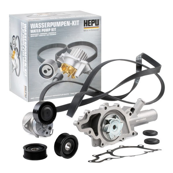 HEPU Pompa acqua + Kit cinghia Poly V PK15310 PK15310 costo Cinghia servizi HEPU ALFA ROMEO 75