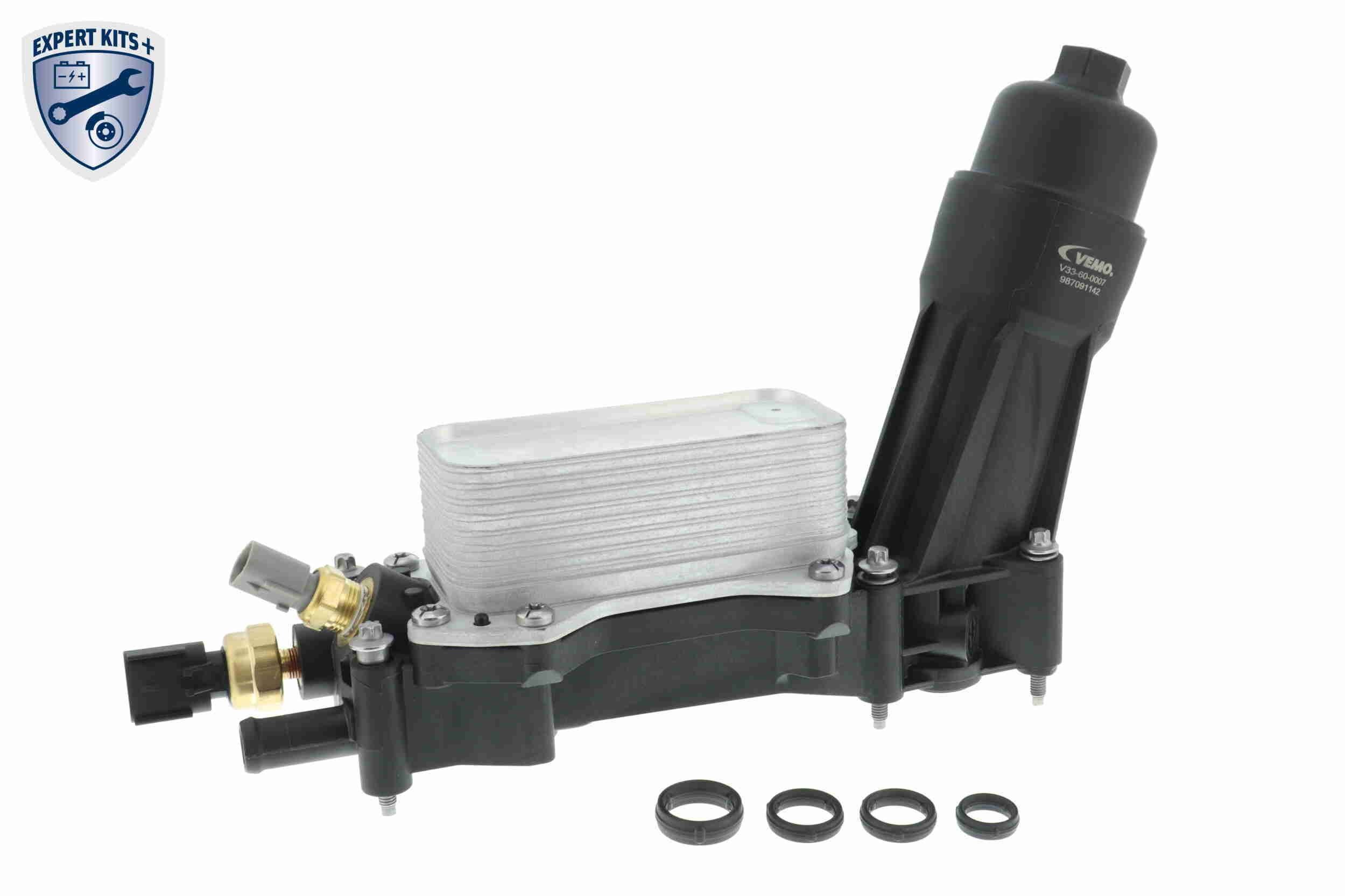 VEMO Behuizing, oliefilter V33-60-0007 Oliefilterhuis / pakking Jeep XJ V33-60-0007 VEMO
