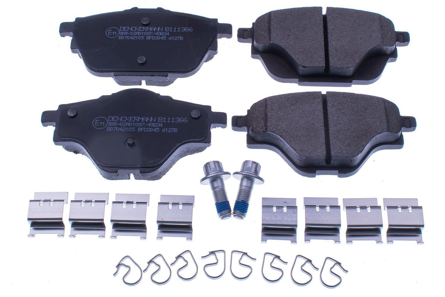 DENCKERMANN Bremseklosser B111366 Bremsekloss DENCKERMANN PEUGEOT B111366