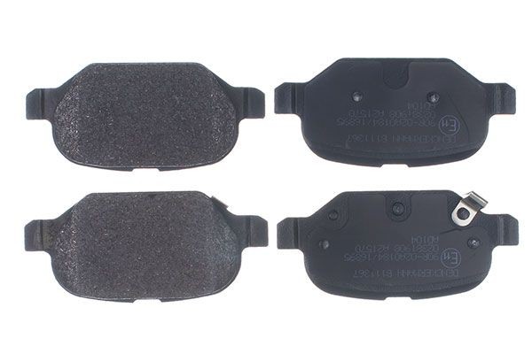 DENCKERMANN Lisakomplekt, ketaspiduriklotsid B111367 DENCKERMANN Lisakomplekt, ketaspidurikate MERCEDES-BENZ B111367