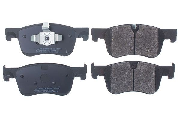 DENCKERMANN Lisakomplekt, ketaspiduriklotsid B111370 Lisakomplekt, ketaspidurikate MERCEDES-BENZ DENCKERMANN B111370