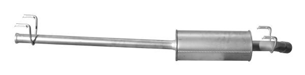 IMASAF Middle silencer 72.92.06 72.92.06 IMASAF VW exhaust middle section