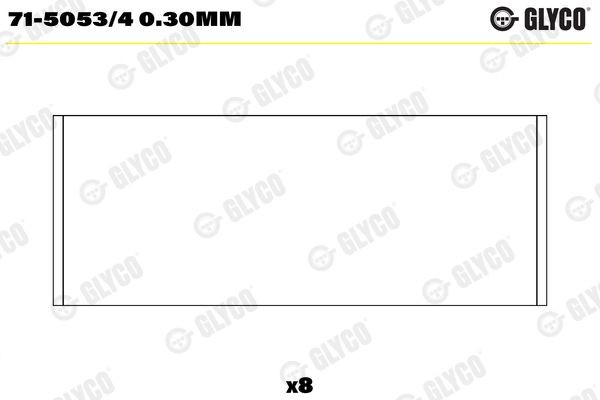 GLYCO Plejlstangleje 71-5053/4 0.30mm GLYCO 71-5053/4 0.30mm originale Peugeot RCZ Coupe Plejlstangsleje hvad koster