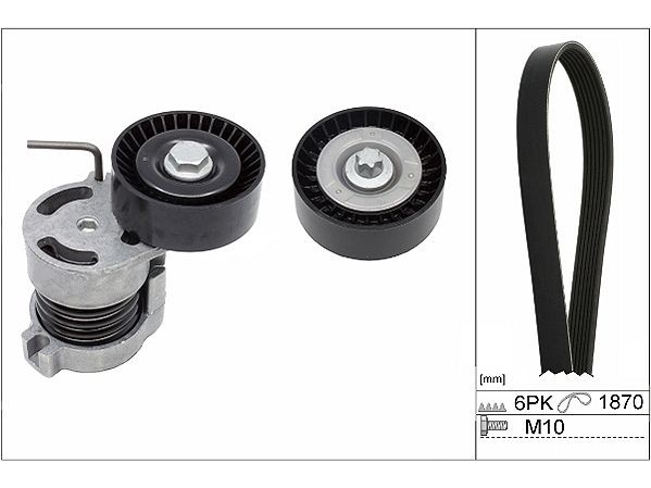 INA Jeu de courroies trapézoïdales à nervures 529 0044 10 INA 529004410 Kit de courroie d'accessoire 3 Touring (E46) prix