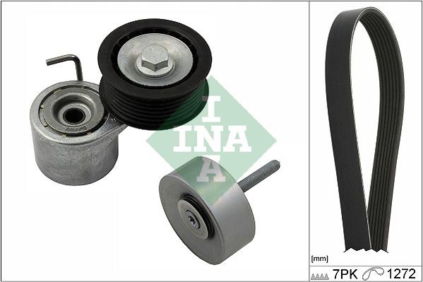 INA Σετ ιμάντων poly-V 529 0245 10 INA 529 0245 10 Κιτ ιμάντα κίνησης Porsche Cayenne 9PA σε χαμηλές τιμές