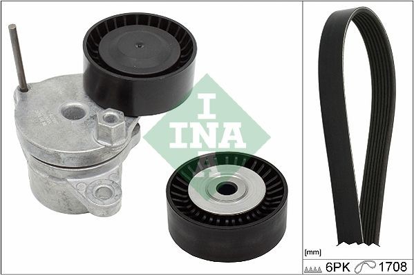 INA Kit Cinghie Poly-V 529 0310 10 529 0310 10 Kit cinghie poly-v INA CITROËN C4 costo
