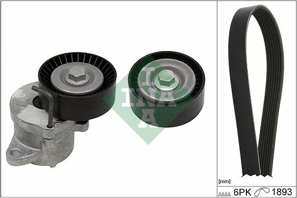 Kileremsett INA 529 0349 10 INA 529 0349 10: Multireim sett Opel ZAFIRA 2023