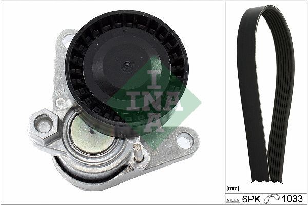 V-Ribbed Belt Set INA 529 0367 10 INA 529 0367 10 Seat LEON 2025 Serpentine belt kit price