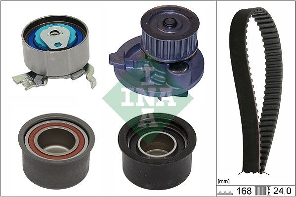 Vodné čerpadlo + sada ozubeného remeňa INA 530 0444 30 INA 530 0444 30 Vodné čerpadlo + sada ozubeného remeňa Vauxhall ZAFIRA 2004