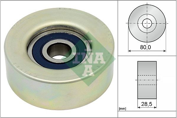 INA Deflection / Guide Pulley, v-ribbed belt 532 0873 20 INA 532 0873 20 Renault FLUENCE guide pulley price