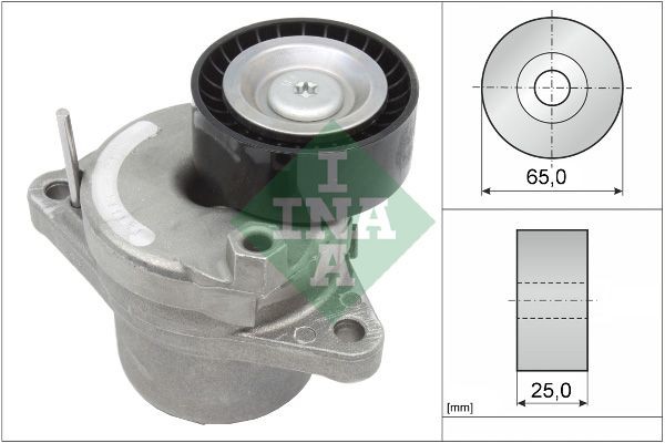 INA Kiristinvarsi, moniurahihna 534 0658 10 Citroen C4 Picasso 2 hihnankiristin INA 534 0658 10