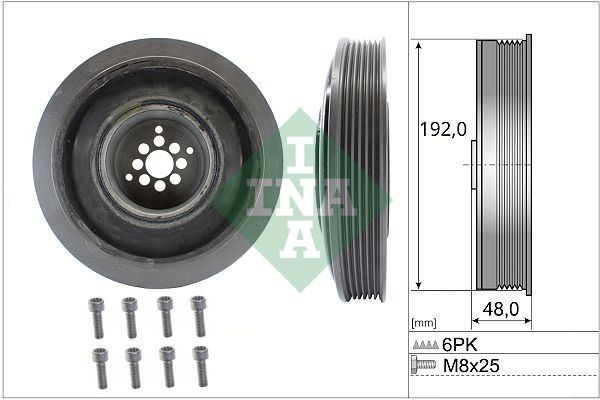 INA Kit pulegge, Albero motore / a gomito 544 0102 20 INA 544 0102 20 Puleggia motore VW Polo 86 originali prezzo