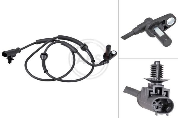 A.B.S. Sensor, ABS 30806 A.B.S. 30806 ABS sensor Lada Kalina Stasjonsvogn 2194 originale pris