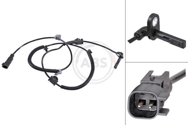 A.B.S. Capteur ABS 31718 A.B.S. 31718 Capteur de vitesse de roue Opel Rekord C Break pas cher