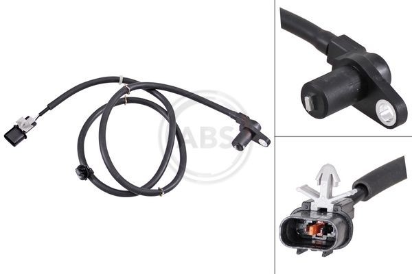 A.B.S. ABS sensor 31731 A.B.S. 31731 Mitsubishi Galant 6 Estate abs wheel speed sensor replacement