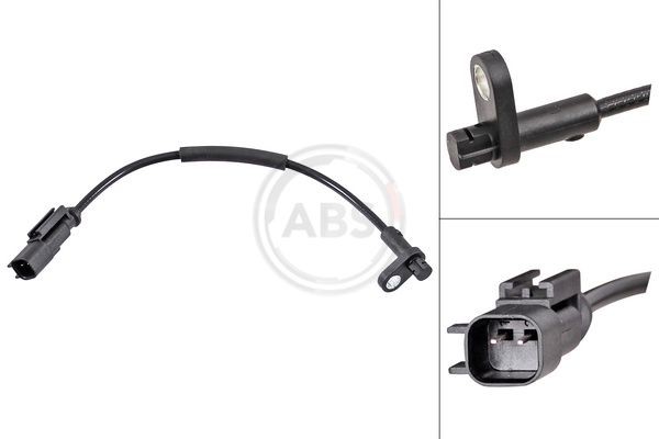 A.B.S. Sensor, rotações da roda 31807 A.B.S. 31807 Sensor ABS Ford Transit Mk6 Minibus a um preço acessível